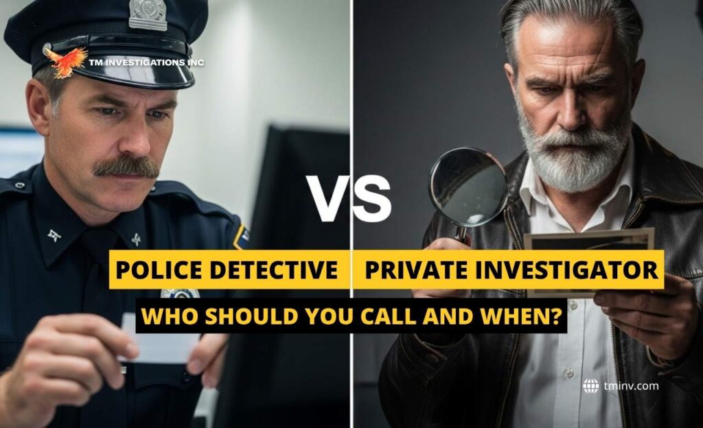 Police Detective vs Private Investigator​ in USA