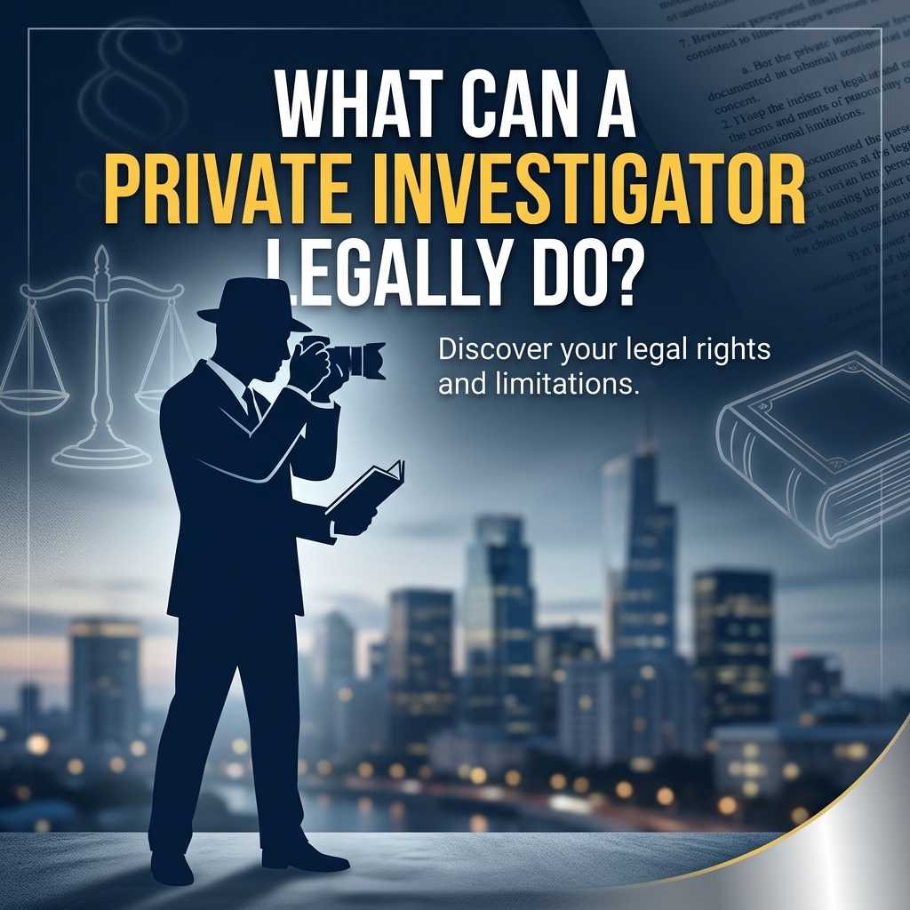 What Can a Private Investigator Legally Do?